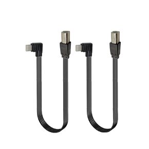 USB B to USB C Printer Cable, Nylon Braided, USB C MIDI Cable Compatible for MacBook Pro, HP, Epson, Canon, Brother, Lexmark, Xerox Printers and Scanner-Flat line (OTGCMST-BMST, 100CM)