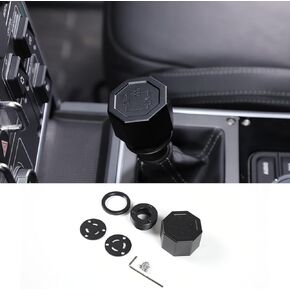 Gear Shift Knob Compatible with INEOS Grenadier 2020-2024, Aluminum Alloy Car Gear Lever Stick Shifter Handle with Screws and Span Interior Accessories (Red)