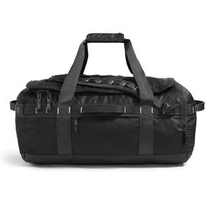 THE NORTH FACE Base Camp Voyager Duffel—62L, Asphalt Grey/Radiant Orange, One Size
