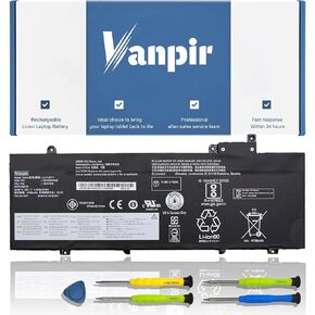 Vanpir L17L3P71 01AV478 Laptop Battery, 11.58V 57Wh 4920mAh 3-Cell Compatible with Lenovo ThinkPad T480s Series Notebook 01AV479 L17M3P71 L17S3P71 SB10K97621 in Kuwait