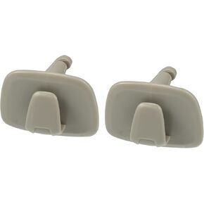 X AUTOHAUX 1 Pair Beige Interior Roof Insert Hook Hanger ABS Cover Trim for Volvo S90 V90 2017-2021 XC40 XC60 2018-2021 XC90 2016-2021