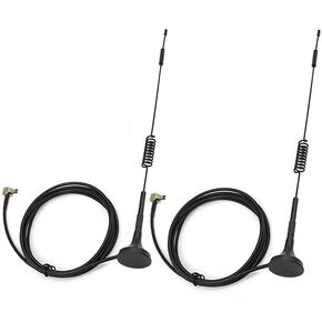 Dual Band WiFi 2.4GHz 5GHz 5.8GHz 10dBi Magnetic Base MIMO RP-SMA Male Antenna for WiFi Router PCIe Wireless Network Card USB Adapter Security IP Camera Industrial Router IoT Gateway Modem in Kuwait