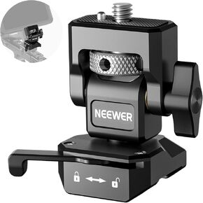 NEEWER Camera Monitor Mount with 3/8" ARRI Locating Thumbscrew, 1/4" Screw for 5" & 7" Monitor Compatible with Atomos Ninja V, 360° Swivel 180° Tilt Damping Adjustable, Compatible with SmallRig, MA004