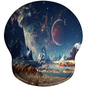 Ergonomic Mouse Pad,Relieve Wrist Pain Gel Mouse Pad,Non-Slip Rubber Base Mousepad for Laptop,Computer,Prefect for Office & Home,Gel Mouse Pad with Wrist Support