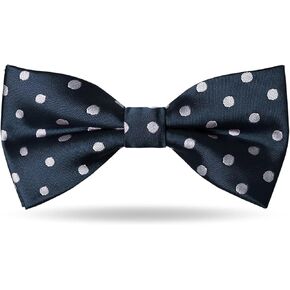 Bow Ties for Boys, Kids Polka Dot Bow Tie Pre-tied Clip on Bowties for Girls School Party Wedding Concert Celebration