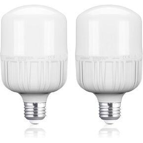 Neewer E26 35W LED Light Bulbs, 2 Packs, 3150 Lumens/5700K/CRI 93+/15000h Lifespan, Bright Video Photography Lighting, Silent/No Flicker/Non Dimmable 350W Incandescent Equivalent, UL Certified