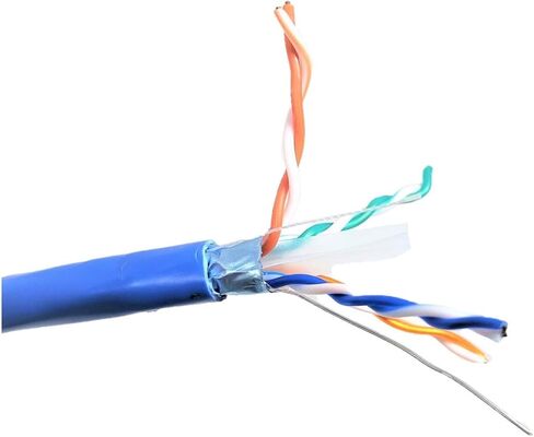 موصلات دقيقة بطول 250 قدم Cat6 صلبة (STP) كابل إيثرنت 23AWG (أسود) (TR4-560BOU-250) in Saudi Arabia
