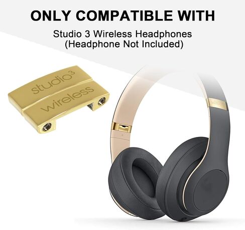 Replacement Headband Metal Folding Hinge Clip Cover Pin Repair Parts Set Compatible with Studio 3 Studio 3.0 Wireless Over-Ear Headphones,Great Fit and Durable(Black) in Kuwait