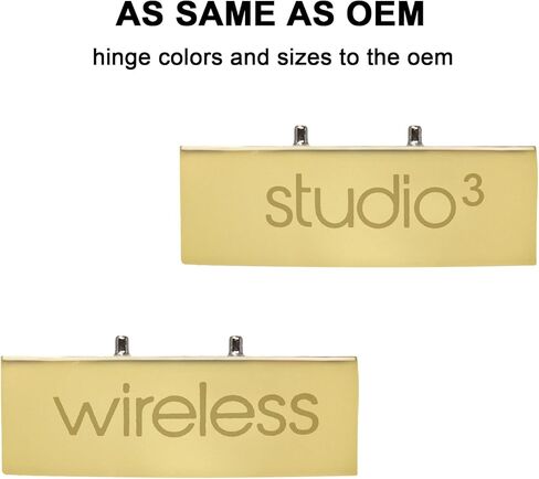 Replacement Headband Metal Folding Hinge Clip Cover Pin Repair Parts Set Compatible with Studio 3 Studio 3.0 Wireless Over-Ear Headphones,Great Fit and Durable(Black) in Kuwait