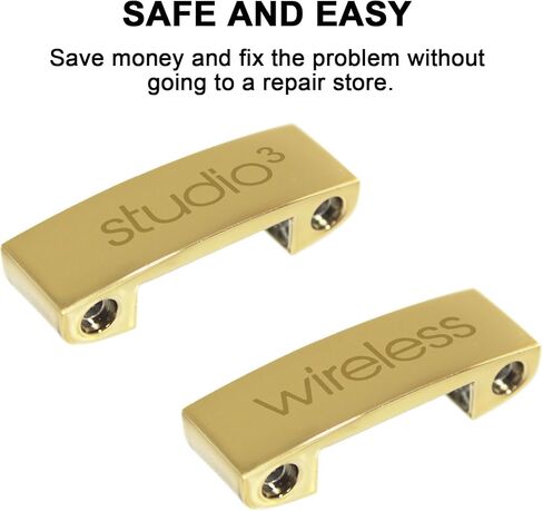 Replacement Headband Metal Folding Hinge Clip Cover Pin Repair Parts Set Compatible with Studio 3 Studio 3.0 Wireless Over-Ear Headphones,Great Fit and Durable(Black) in Kuwait