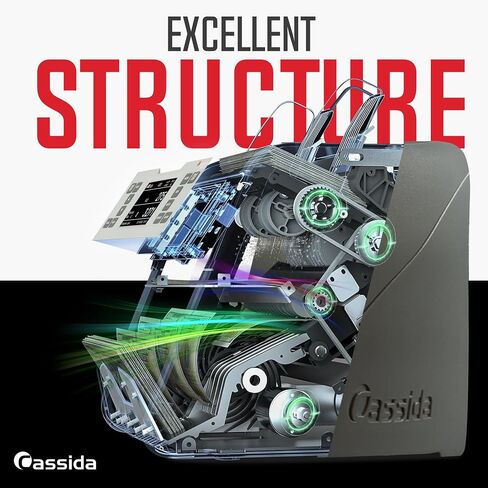 Cassida 6600 UV – عداد النقود بدرجة الأعمال في الولايات المتحدة الأمريكية مع خاصية اكتشاف التزييف بالأشعة فوق البنفسجية/الأشعة تحت الحمراء – آلة عد الفواتير ذات التحميل العلوي مع ValuCount™، أوضاع الإضافة والدفعة – سرعة العد السريعة 1,400 ورقة نقدية/الدقي in Kuwait