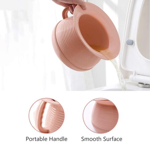 Chamber Pot Bedpan Urinal Bottle Urine Pots Potty Pee Bucket Bedside Urinal with Lids to Prevent Odors, Suitable for Kids, Women and Men (Blue) in Saudi Arabia