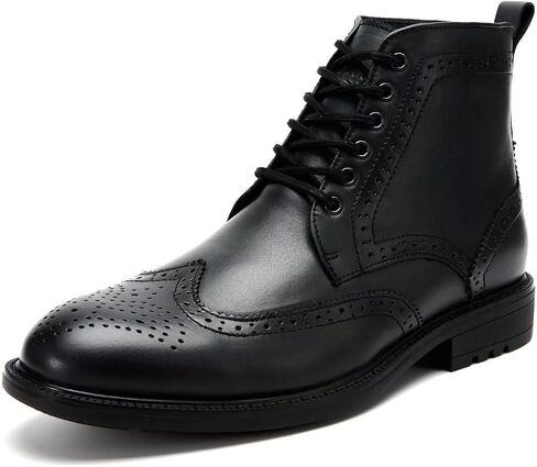Arkbird Mens Chelsea Boots, Stylish and Comfort Leather Chukka Ankle Boots with Zipper in Kuwait