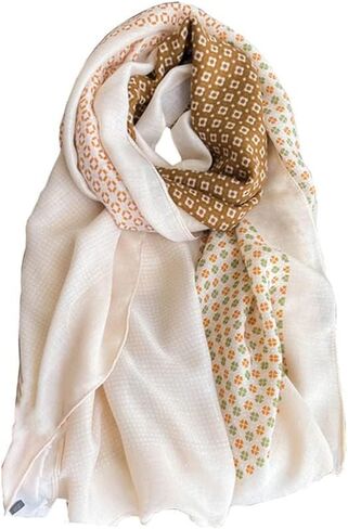 JERLA Women's Scarves Lady Light Soft Fashion Solid Scarf Wrap Shawl plaid scarf in Kuwait