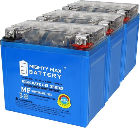 Mighty Max Battery 12V 6AH Gel Battery for Honda 50 NPS50 Ruckus 2003-2014 in Saudi Arabia