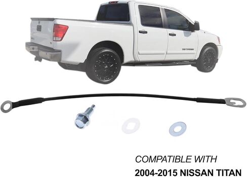 APA Replacement Tailgate Cable 18'' with Hardware for 2004-2015 Titan Truck Pair of 2 in Saudi Arabia