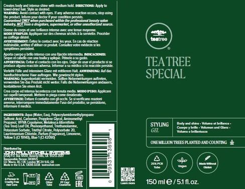 Tea Tree Styling Gel, Medium Hold, High-Shine Finish, For All Hair Types in Kuwait