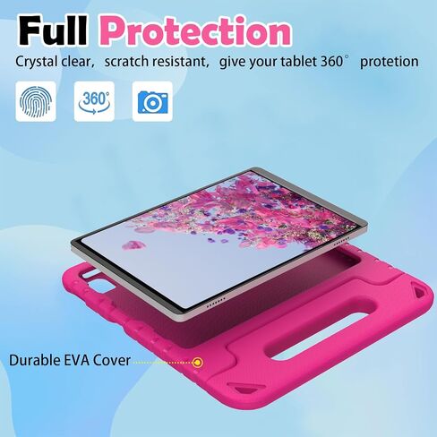 حافظة AVAWO للأطفال لجهاز iPad Air الجيل الخامس 2022/ الجيل الرابع 2020، حافظة iPad Air 10.9 - حافظة بمقبض خفيفة الوزن مقاومة للصدمات للأطفال الصغار الأولاد، أزرق in Saudi Arabia