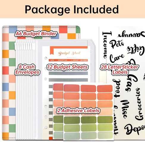 حافظة الميزانية، حافظة لطيفة لتوفير المال مقاس A6 مع مظاريف بسحاب، منظم أموال من جلد البولي يوريثان للنقود وأوراق ميزانية النفقات والأظرف النقدية لميزانية الكلاب اللطيفة in Kuwait