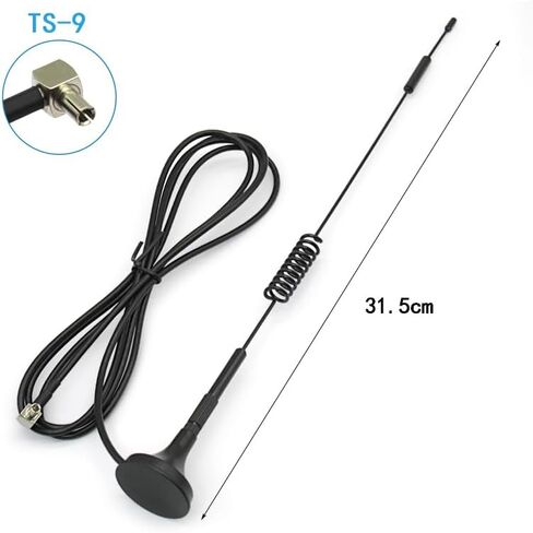 Dual Band WiFi 2.4GHz 5GHz 5.8GHz 10dBi Magnetic Base MIMO RP-SMA Male Antenna for WiFi Router PCIe Wireless Network Card USB Adapter Security IP Camera Industrial Router IoT Gateway Modem in Kuwait