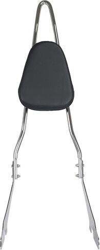 Detachables Sissy Bar Cushion Passenger Backrest W/Pad and Docking Hardware Kits Fit for Harley Sportster XL1200 883 2004-2023 (Chrome) in Saudi Arabia