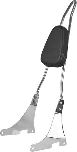 Detachables Sissy Bar Cushion Passenger Backrest W/Pad and Docking Hardware Kits Fit for Harley Sportster XL1200 883 2004-2023 (Chrome) in Saudi Arabia