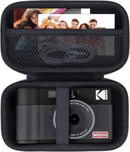 Hard Case Compatible with KODAK Mini 2 Retro P210R / Mini Shot 2 Retro C210R Instant Digital Camera Photo Printer, Black Case in Saudi Arabia