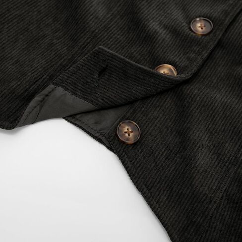 Scarlet Darkness Women Renaissance Corset Vintage Button Down Corduroy Pirate Waistcoat Vest in Saudi Arabia