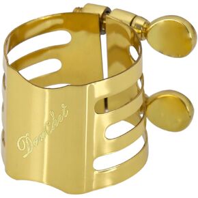 Stainless Steel Ligature for Soprano Saxophone- Soprano Saxophone Ligature with Adjustable Screws - Durable and Secure Ligature Retainer