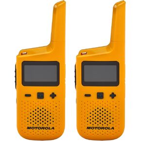 Motorola Solutions, Portable FRS, T383, Talkabout, Two-Way Radios, Rechargeable, W/ Charging Dock, 22 Channel, 25 Mile, Blue, 2 Pack