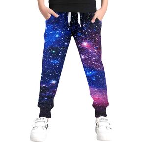 UNICOMIDEA Boys Pants Girls Funny Sweatpants Classical Sports Pants for Kids 6-16Y