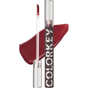 COLORKEY Lip Gloss Mirror Series, Hydrating Lip Gloss with Essential oil, High Shine Glossy Lip Tint, Hydrated & Fuller-looking Lips, Long-Lasting Liquid Lipstick (B705 Grape jelly)