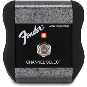 Fender 1-Button Contemporary Footswitch: Channel Switching - Drive On/off with 1/4-Inch Jack