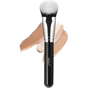 BEILI Flat Foundation Brush Set for Liquid Mask Concealer Makeup Flat Foundation Makeup Brushes for Liquid Cream Foundation Powder Buffing Blending Premium Face Makeup Brushes (BP95)