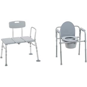 مقعد نقل حوض الاستحمام 12011KD-1 من Drive Medical مع مسند ظهر قابل للتعديل in Kuwait