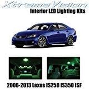 XtremeVision Interior LED for Lexus IS250 IS350 ISF 2006-2013 (14 Pieces) Cool White Interior LED Kit + Installation Tool
