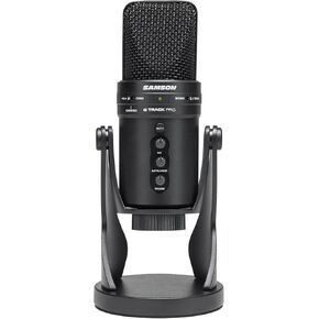 Samson Technologies Samson G-Track Pro Professional USB Condenser Microphone with Audio Interface, Black (SAGM1UPRO)