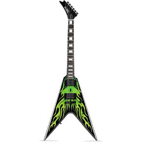 WestCreek CERBERUS Solid Body Electric Guitar, V Heavy Metal Guitar, Right Handed, Rounded End Frets, Rosewood Fretboard, Mahogany Body (CERBERUS CB-3 Red)