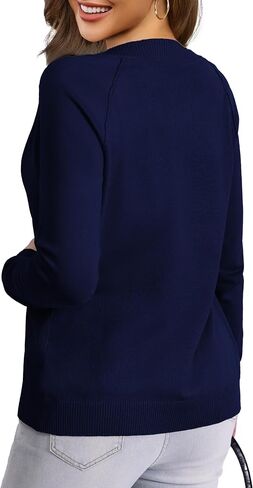 LIENRIDY Women's Long Sleeve Open Front Knit Cardigan 2024 Lightweight Sweaters, S-XL in Saudi Arabia