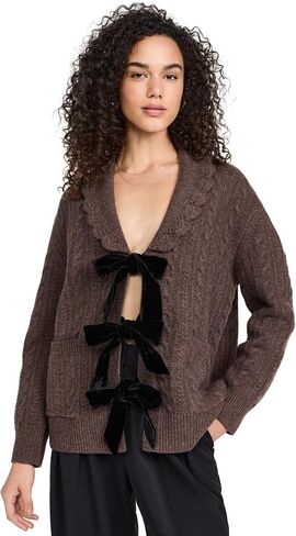 Sea Women's Mariella Knit Long Sleeve Cardigan in Saudi Arabia