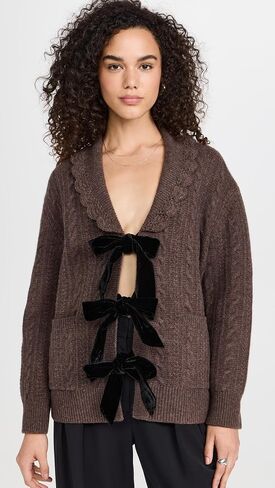 Sea Women's Mariella Knit Long Sleeve Cardigan in Saudi Arabia