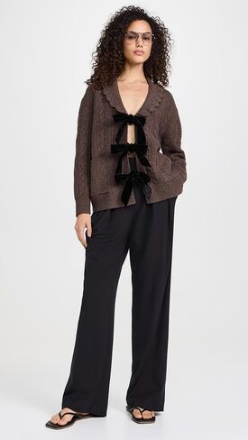 Sea Women's Mariella Knit Long Sleeve Cardigan in Saudi Arabia