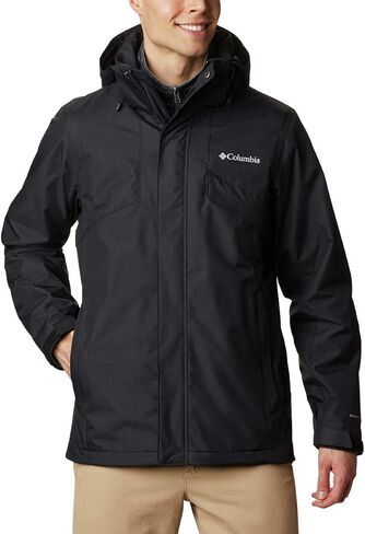 Columbia Men's Bugaboo II Fleece Interchange Jacket, Black/Red, XX-Large in Saudi Arabia