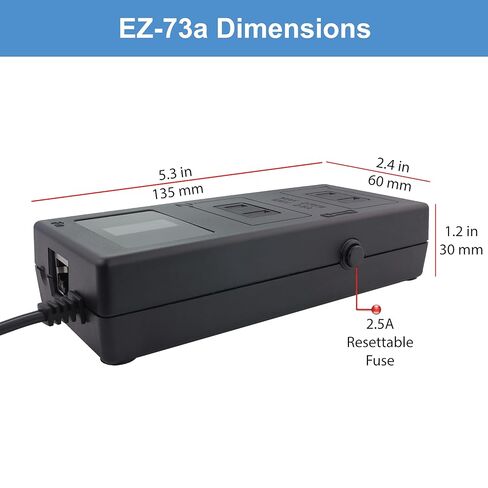 ezOutlet5 - مفتاح الطاقة عن بعد IP وWiFi مع إمكانية إعادة التشغيل (طاقة تيار متردد/منفذ فردي/iOS/Android/Cloud/Web يمكن التحكم فيه) - أحدث طراز (EZ-72b) in Kuwait