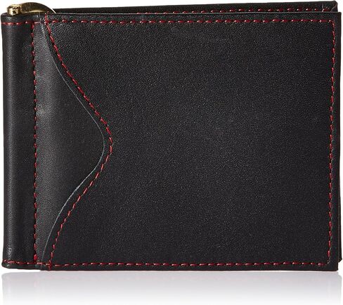 Royce Leather RFID Blocking Money Clip Credit Card Wallet in Leather, Black, One Size in Saudi Arabia