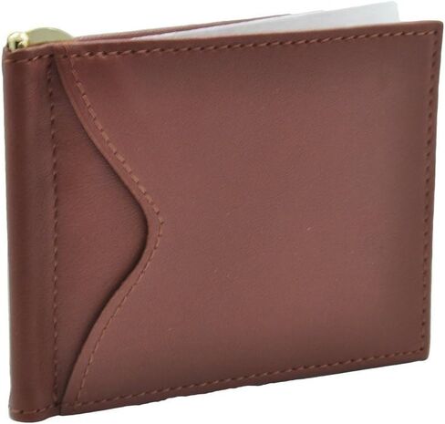 Royce Leather RFID Blocking Money Clip Credit Card Wallet in Leather, Black, One Size in Saudi Arabia