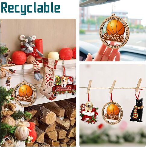 زخارف الكمان GOSBLUE لشجرة عيد الميلاد، زخرفة الكمان 2 طبقة ديكور من الخشب والأكريليك، ديكور الكمان 2023، هدايا لمحبي الكمان، عازف الكمان، عشاق الموسيقى، مدرس الكمان. in Kuwait