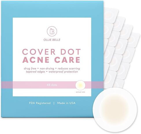 SMARTMED Cover Dot Acne Care (120 نقطة) علاج عيوب البشرة باستخدام الغروانية المائية | يمتص الزيوت والبثور، وخالي من اللاتكس in Saudi Arabia