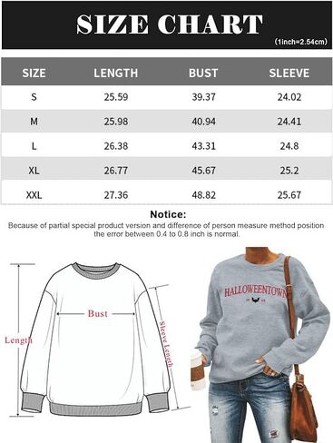 Halloween Sweatshirts for Women Halloweentown University T Shirt Funny Party Spooky Academy Pullover Sweatshirt in Saudi Arabia