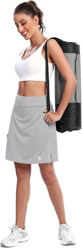 M MOTEEPI Skorts for Woman Golf Skirt Knee Length Tennis Athletic Skorts with Pockets in Kuwait